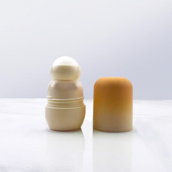 Customized Plastic Middle Leaned Waist-Thinned Gourd 50ml Deodorant Roll-On Bottle
