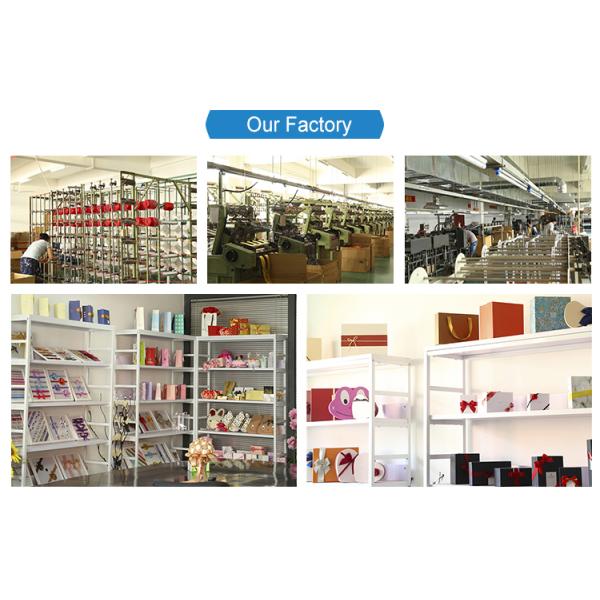 Minimum Quantity Required Customizable Red Mini Ribbons for All Kinds of Gift Boxes