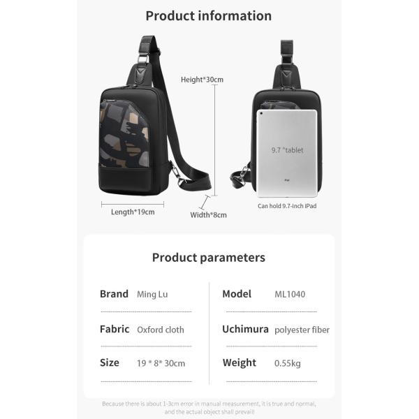 Новый камуфляжный тренд модный одноплечевой рюкзак наружной водонепроницаемой мужской грудной сумки