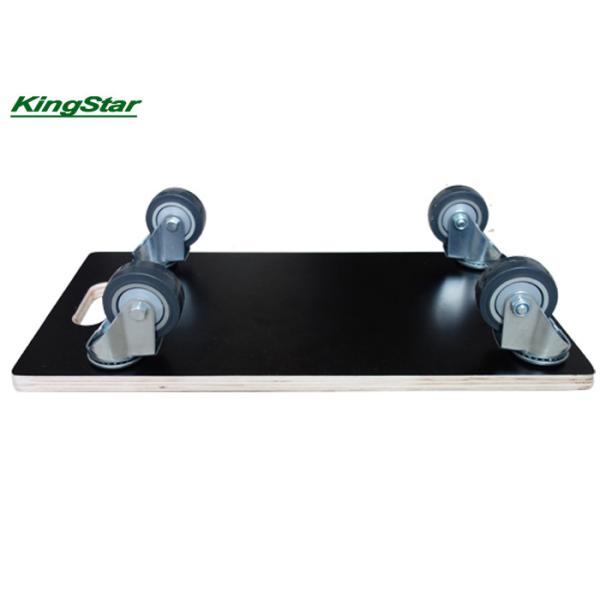 Anti - Slip EVA Pad PU Wheel Plywood Platform Moving Dolly Transport Roller