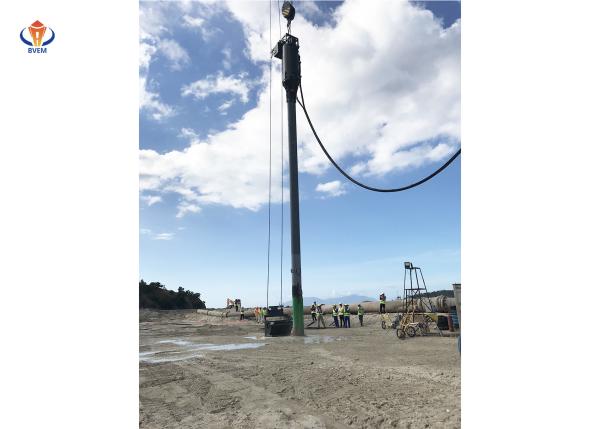 180kw Bottom Feed Vibro Flot Construction Accessories For Gravel Pile Compact Vibroflotation
