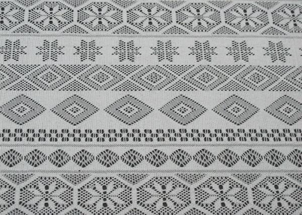 Retail cheap fabric polyester geometric lace AZO free garment material (CY-CT8519)