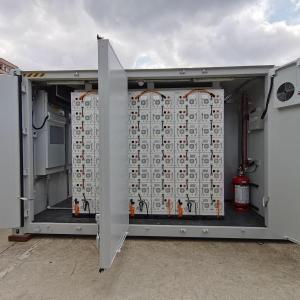 Baterias de lítio industriais de 500 KWh com taxa de descarga máxima de 1C