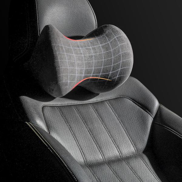 Experience Optimal Support Ergonomic Memory Foam Car Neck Pillow with Contoured Design