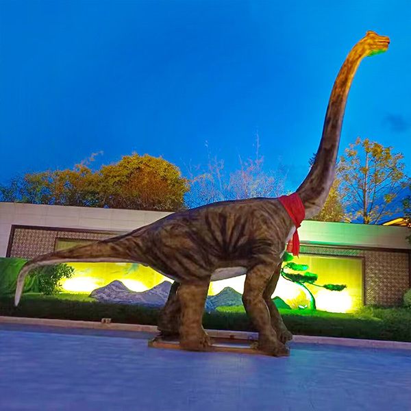 Outdoor Amusement Equipment Animatronic Dino Long Neck Brachiosaurus