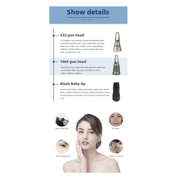 D1-2 808 diode laser hair removal machine professional tattoo removal device laser picosecond carbon peel machine