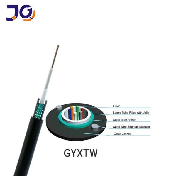Cabo de fibra ótica do único modo do núcleo de Unitube GYXTW 4