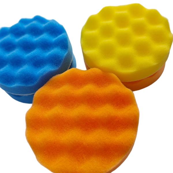 Dual Action Car Polishing Pad Mixed Foam Buffing Pad For Waxing Paint Correction