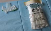 Sacos de plástico de resíduos biológicos de 95 kPa para investigação clínica