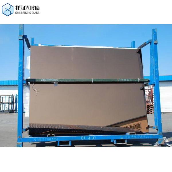 4.0mm Flat Polished Edge Work Simple Style Silver Sheet Glass Mirror Aluminum