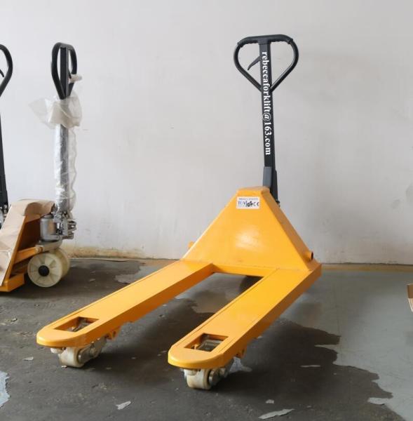 Heavy Duty Hand Pallet Truck 5000kg With 685mm / 550mm Fork Outer Width