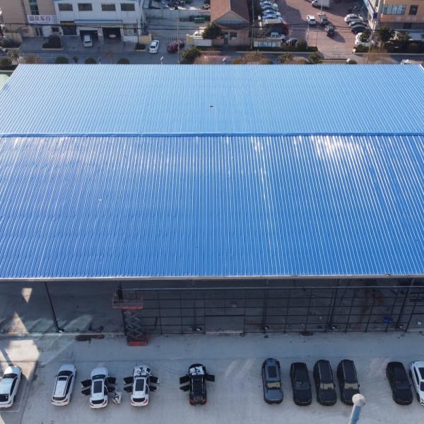Edificações de Aço PEB de Grande Vão com Colunas e Vigas em Perfil H