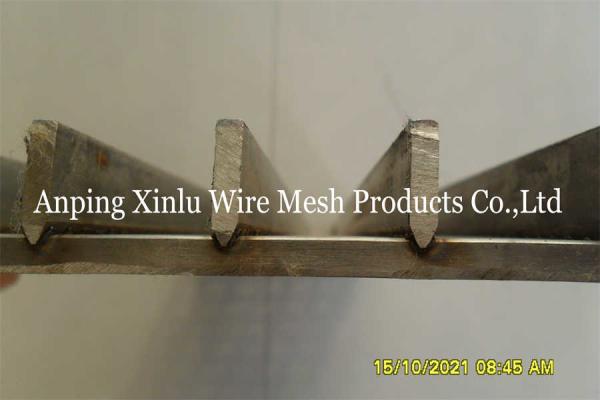 Flat Wedge Wire Panel Iron Ore 316 Stainless Steel Grating 300 - 3000mm Width