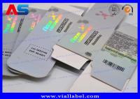 Hologramme laser métallique 10 ml Fiole boîtes, bouteille de pilule imprimante boîte de papier petites boîtes d' emballage