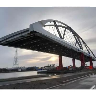 C Purlin Steel Bridge Structure Anti Corrosion Steel Frame Bridge High Strength