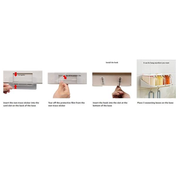 опарникы тар для хранения специи 3pcs 4 Oz ясные пластиковые ссыпают с крышкой и ложкой