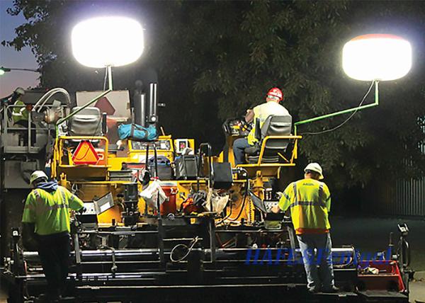 Lumières de sécurité d'urgence extérieure LED Ballon d'éclairage sans éclairage Portable 800W Construction de nuit
