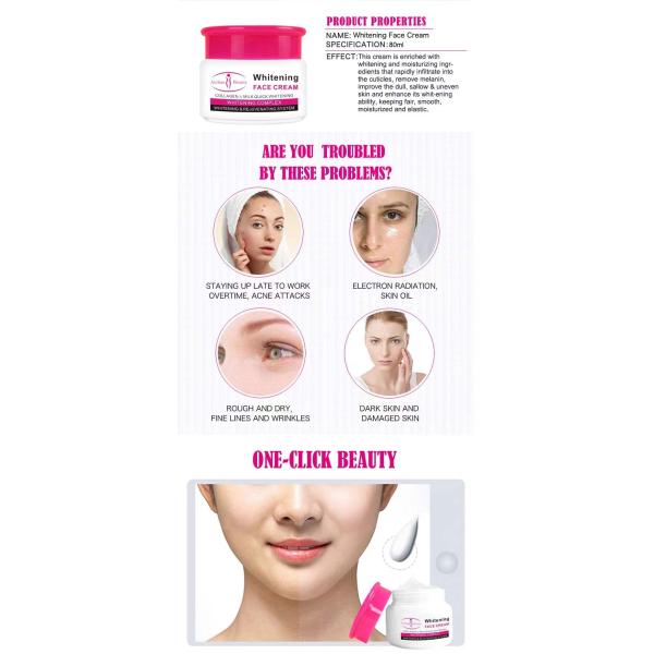 Женщины коллагена применяют обложку к заботе забеливая ODM морщинки лицевой сливк анти-