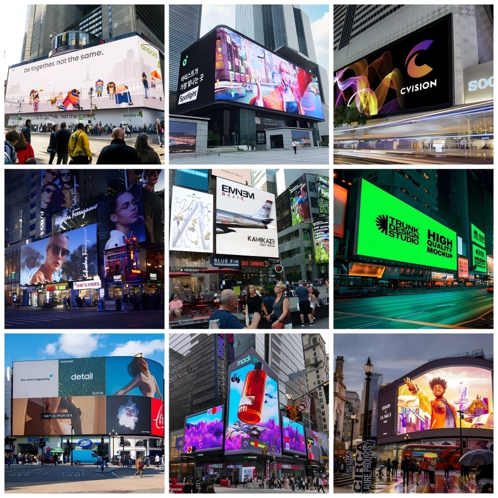 Front Service Aluminum LED Display/outdoor led screen