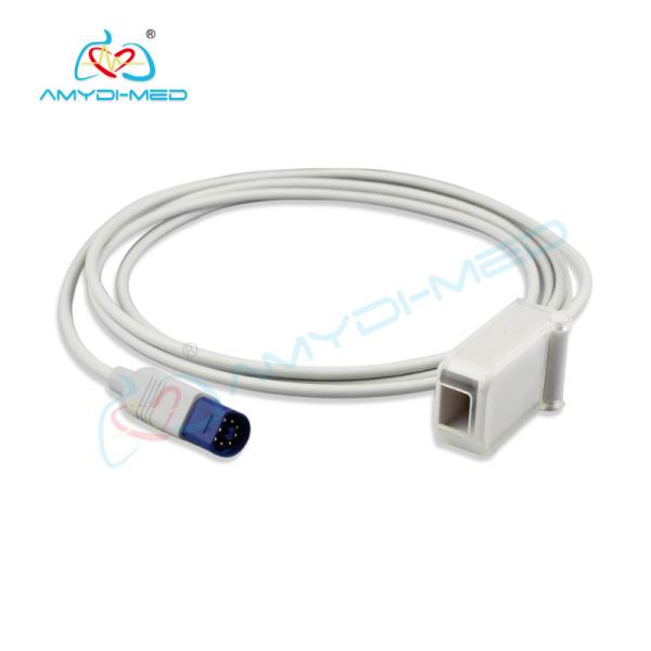 Reliable HP M1025a Spo2 Adapter Cable 12 Pin Connector 2.4m Length