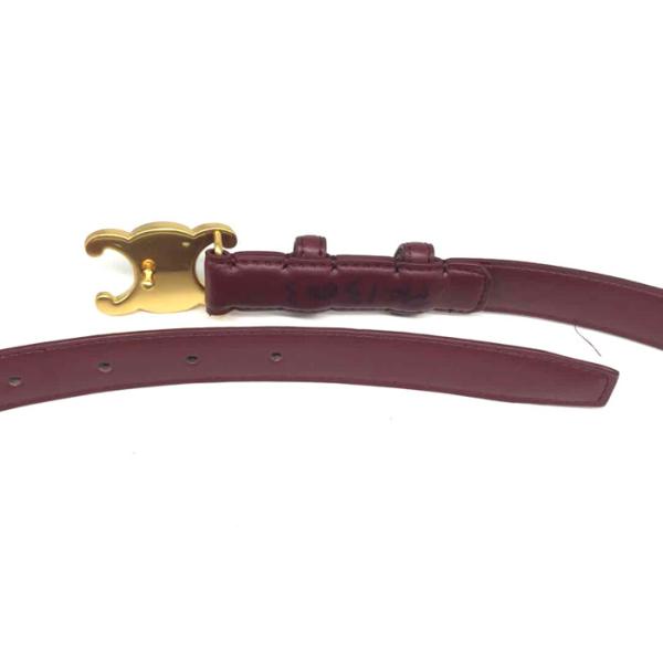 125CM Women's Fashion Leather Belts Automatic Buckle Belt