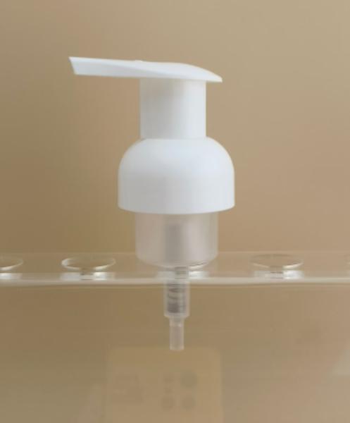 Delicate Design White Plastic Foam Pump for Shampoo Bottles