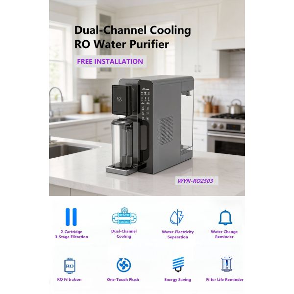 Dual Channel Desktop RO Water Purifier Tankless
