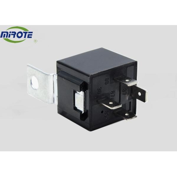 Sealed 4pins 12v 30a 40a 24 Volt Automotive Relay With Metal Sheet  Black Cover