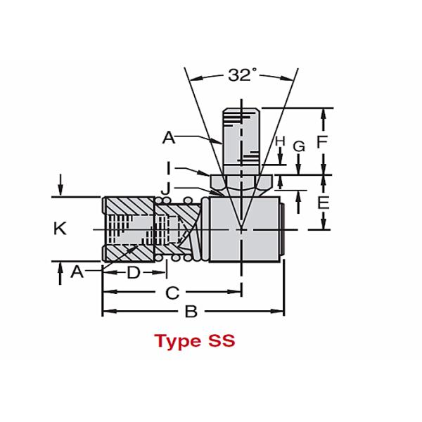 SS Серия Нержавеющая сталь шаровой соединение для газона / садовой оборудования