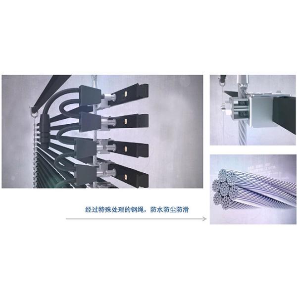 DIP LED Flexible Media Facade , Led Advertising Display Steel Wire Mediafacade