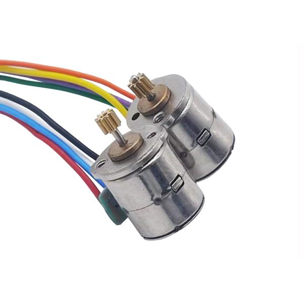 Мотор 8mm объективов фотоаппарата мини Stepper 2 провод участка 4 с медной шестерней