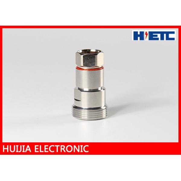 Electronic RF DIN Type 1/2 Feeder Cable Female Antenna Connector Nickel Plated DC 2.5GHz