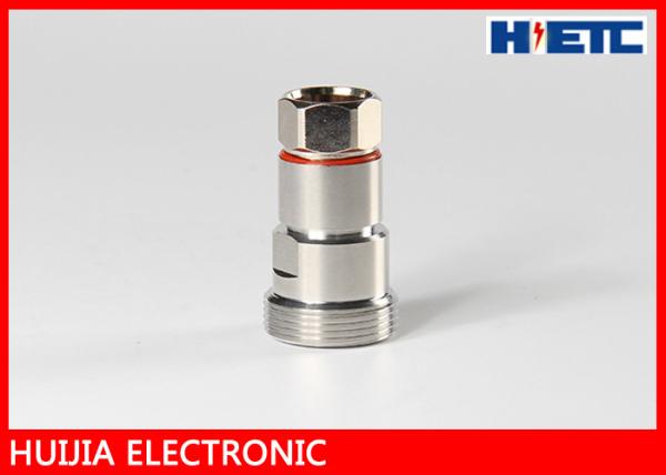 Electronic RF DIN Type 1/2 Feeder Cable Female Antenna Connector Nickel Plated DC 2.5GHz