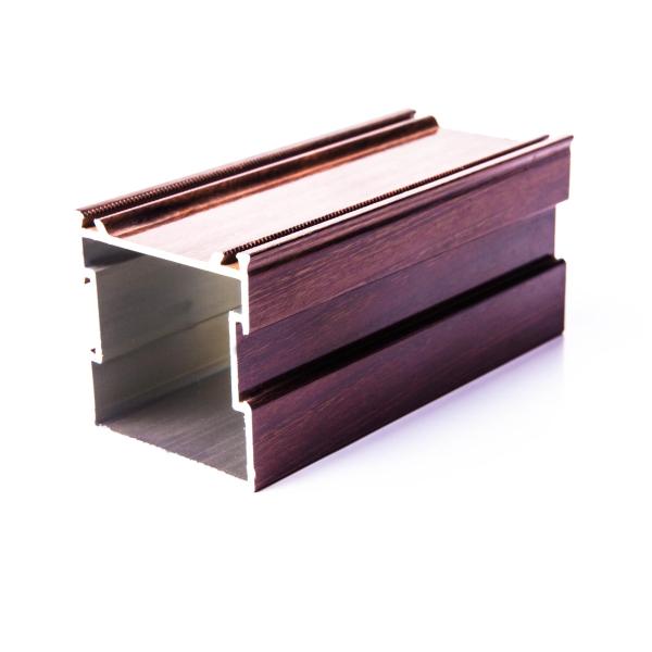 Anhui Shengxin 6061 6063 Competitive Custom Length Wood Grain Transfer Aluminum Profile