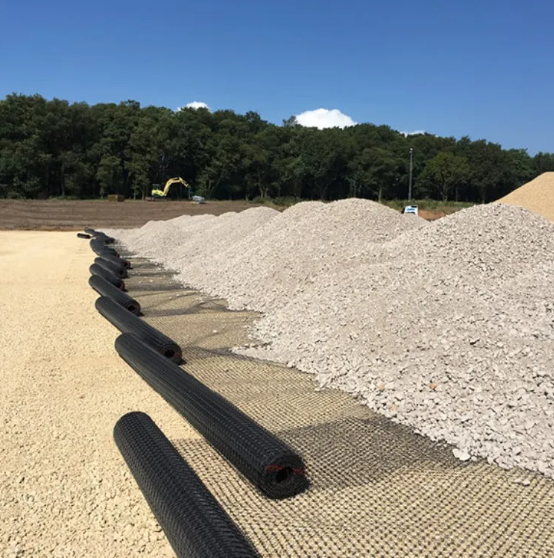 Corrosion Resistant Geogrid Driveway Aging Resistant Composite Geogrid Material