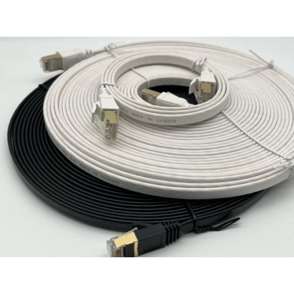 Custom Black Molded Cable Assembly RJ45 Cat7 Ethernet Patch Cable 8P8C Connector Cable