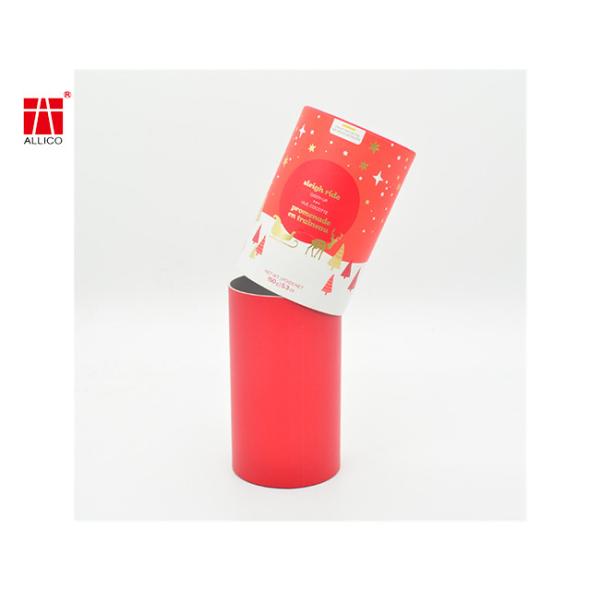 Motif Cosmetic Packaging Tubes , CMYK 300g Cardboard Chirstmas Gift Box