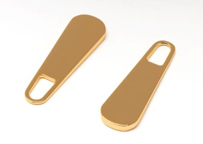 Acessórios de bolsas de mão em estoque Hardware Golden Zipper Pull For Bag OEM