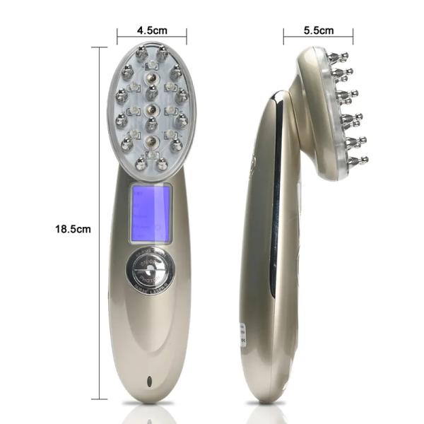 Hair Brush Electric Laser Hair Growth EMS Comb Infrared Massage Comb