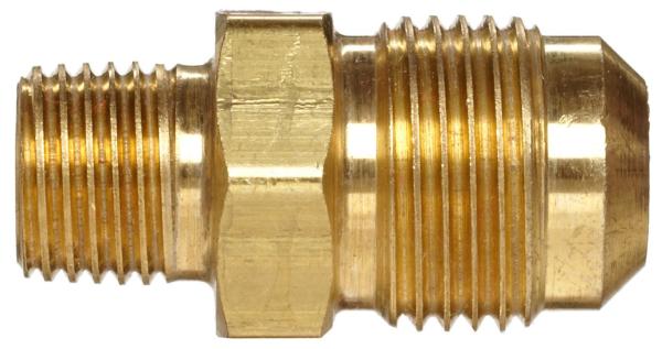 Half Union 3/8 Flare X 1/4 Male Brass Tube Fitting