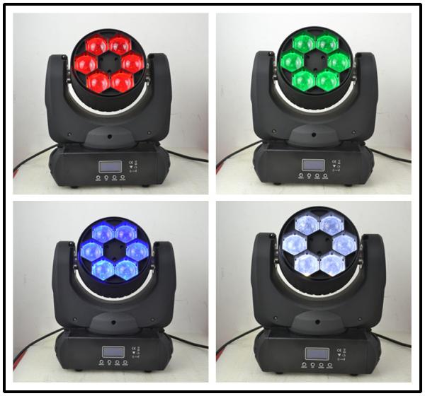 6X15W  DMX-512 Little Bee Eye LED Moving Head Light For Party , Concert  ,Festival