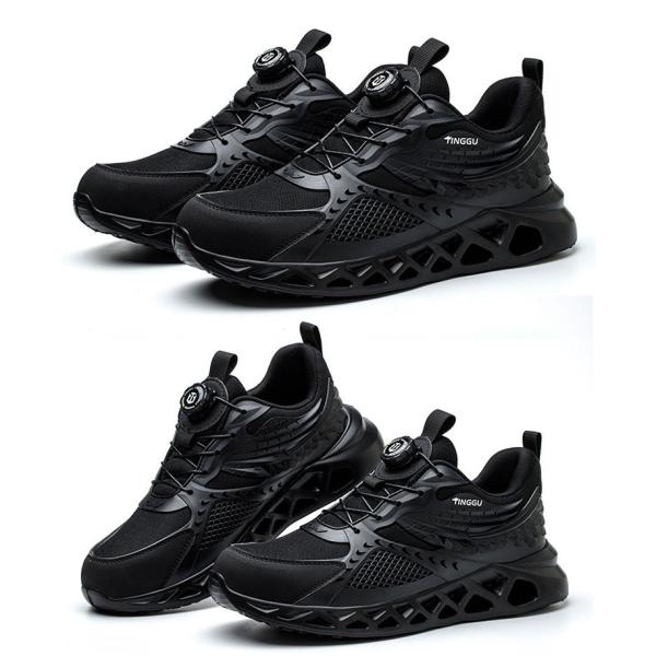 TPU+Microfiber+Flying Knit Industrial Safety Shoes with EVA Sole and Kevlar Mid Sole