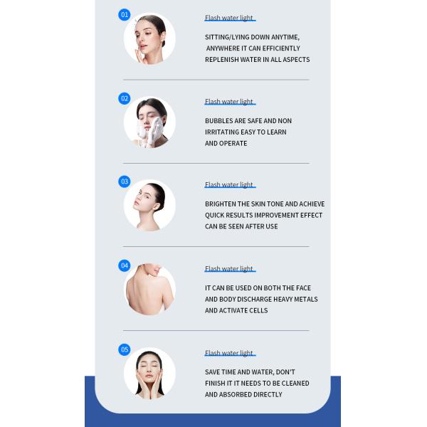 Portable 2 in 1 Deep Skin Cleansing Bubble Generator High Pressure Oxygen Sprayer Jet Peel Facial Machine