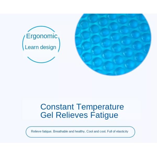 Comfortable Coccyx Orthopedic Silicone Egg Tailbone Pad Memory Foam with Cooling Gel