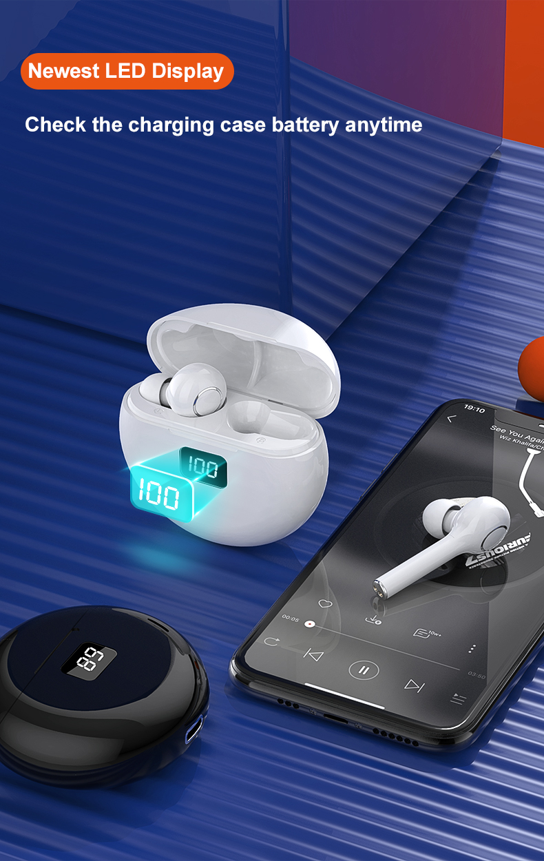 TW13 высококачественное 50mAH беспроводное Bluetooth в ухе Earbuds