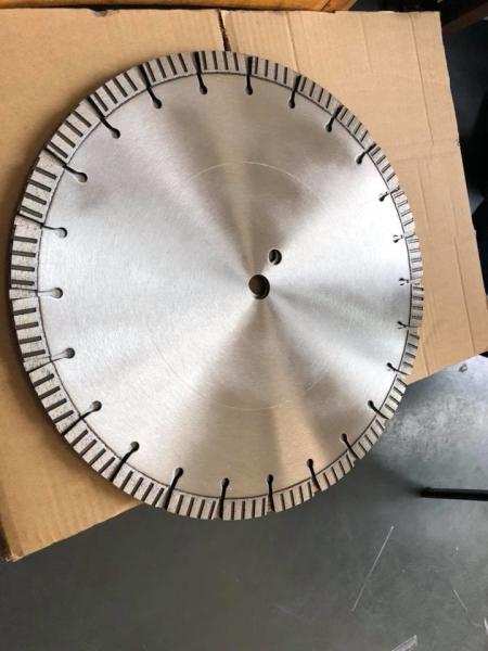 20 Inch Laser Welded Diamond Cutting Tools For Cured Concrete , Reinforced Concrete