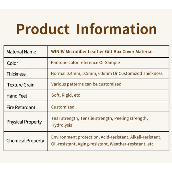 0.6mm Softness And Toughness Making Gift Box Cover Leather Pu Material
