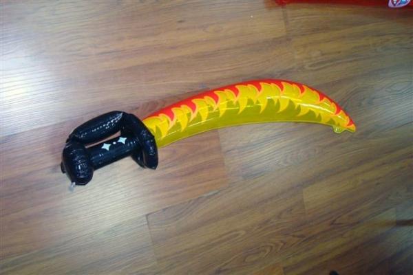 Customzied Kinds of Fancy Inflatable Animals Knife Toys & sword kids toys