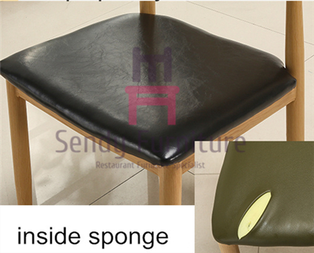 Стулья кухни металла зерна кафа деревянные с валиками/безруким В47 * Д45 * см Х78