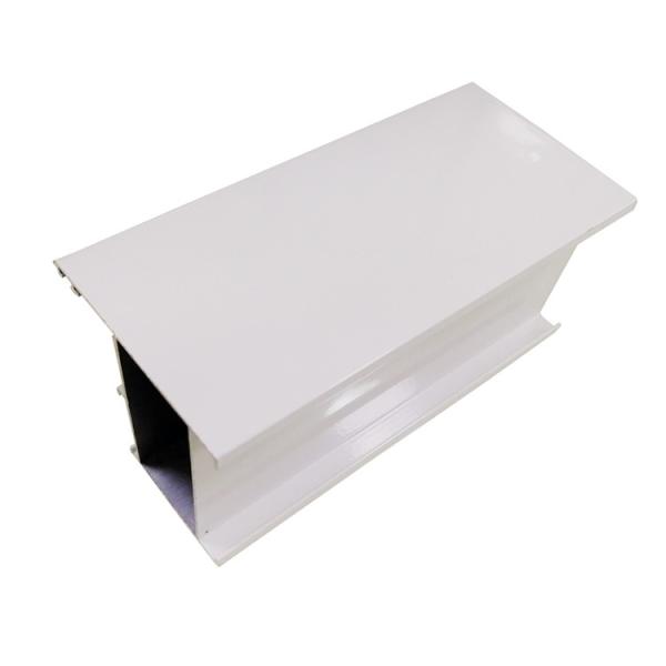 White 7m Powder Coating Aluminium Section For Casement Door Frame